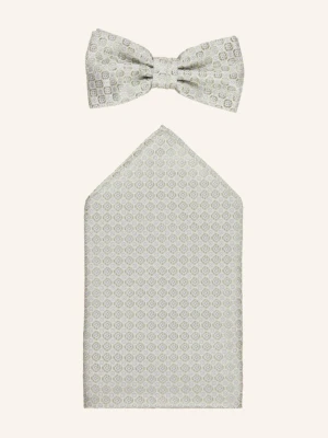Obrázek produktu Prince Bowtie Sada: Motýlek A Kapesníček Do Náprsní Kapsy světle zelená / krémová