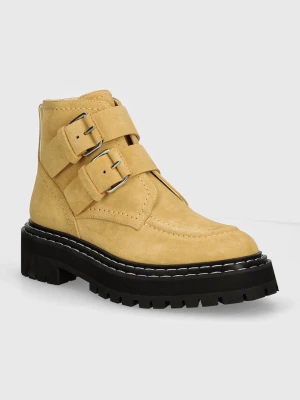 Obrázek produktu Proenza Schouler Semišové boty Proenza Schouler Lug Sole béžová