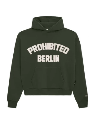 Obrázek produktu Prohibited Mikina 'Berlin' zelená / bílá