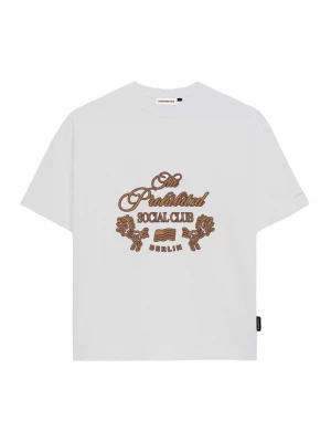 Obrázek produktu Prohibited Tričko 'Clubhouse' koňaková / rubínově červená / offwhite