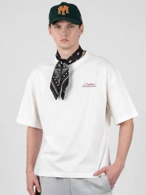 Obrázek produktu Prohibited Tričko 'Courtside Riviera' tmavě zelená / oranžová / černá / offwhite
