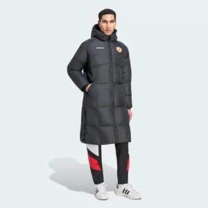 Obrázek produktu Prošívaná bunda Manchester United EQT Adidas černá