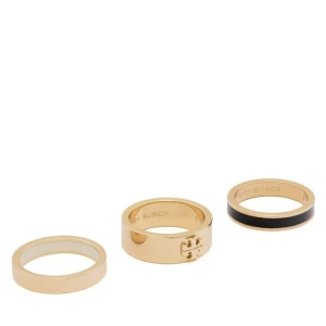 Obrázek produktu Prstýnek Tory Burch Enamel Ring Set 184445 Černá