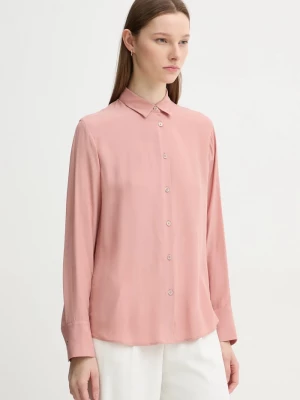 Obrázek produktu PS Paul Smith Košile s příměsí hedvábí PS Paul Smith růžová