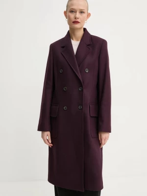 Obrázek produktu PS Paul Smith Vlněný kabát fialová