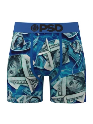 Obrázek produktu PSD Boxerky 'Deep Sea Funds' aqua modrá / královská modrá / khaki / černá