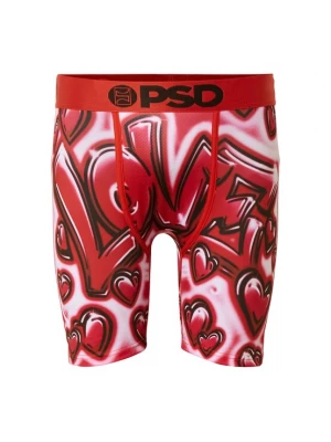 Obrázek produktu PSD Boxerky 'Love Core' růžová / krvavě červená / černá / bílá
