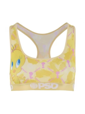 Obrázek produktu PSD Sportovní podprsenka 'Tweety Lux' žlutá / světle žlutá / orchidej / bílá