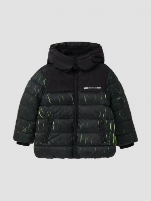 Obrázek produktu Puffer bunda s kapucí a speciálním barevným efektem s.Oliver černá