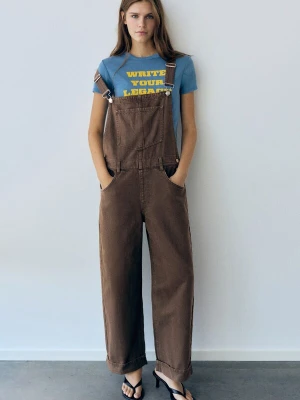 Obrázek produktu Pull&Bear Džíny s laclem hnědá