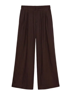 Obrázek produktu Pull&Bear Kalhoty se sklady v pase čokoládová