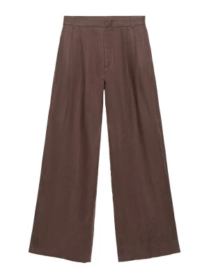 Obrázek produktu Pull&Bear Kalhoty se sklady v pase hnědá