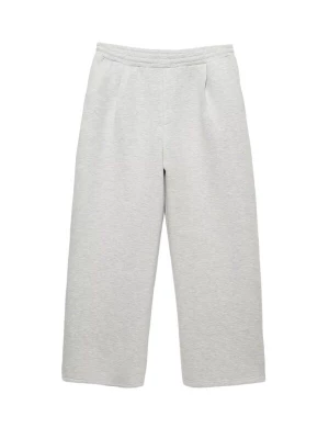 Obrázek produktu Pull&Bear Kalhoty se sklady v pase šedá
