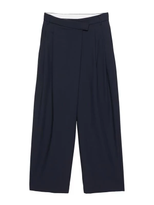 Obrázek produktu Pull&Bear Kalhoty se sklady v pase tmavě modrá
