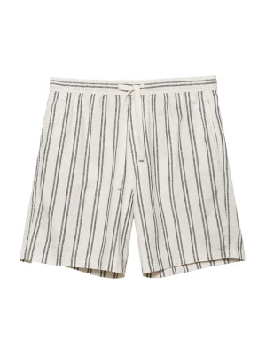 Obrázek produktu Pull&Bear Kalhoty světle béžová / tmavě modrá