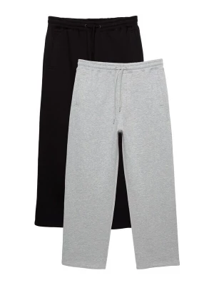 Obrázek produktu Pull&Bear Kalhoty světle šedá / černá