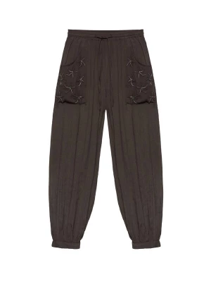 Obrázek produktu Pull&Bear Kalhoty tmavě hnědá