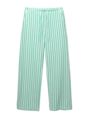 Obrázek produktu Pull&Bear Kalhoty zelená / bílá