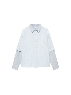 Obrázek produktu Pull&Bear Košile chladná modrá / světlemodrá / bílá