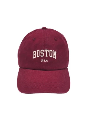Obrázek produktu Pull&Bear Kšiltovka 'BOSTON' brusinková / bílá