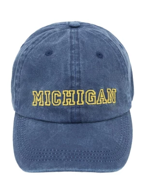 Obrázek produktu Pull&Bear Kšiltovka 'MICHIGAN' modrá džínovina / žlutá