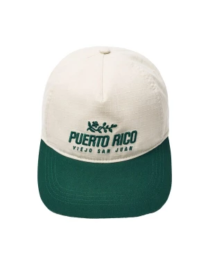 Obrázek produktu Pull&Bear Kšiltovka 'PUERTO RICO STWD' krémová / smaragdová