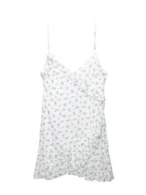 Obrázek produktu Pull&Bear Letní šaty světlemodrá / zelená / bílá