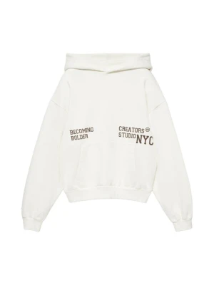 Obrázek produktu Pull&Bear Mikina 'PACIFIC' čokoládová / bílá