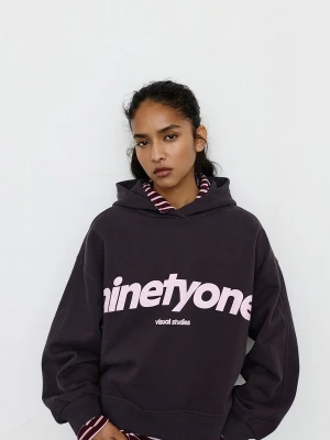 Obrázek produktu Pull&Bear Mikina tmavě hnědá / pastelově růžová