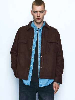 Obrázek produktu Pull&Bear Přechodná bunda čokoládová