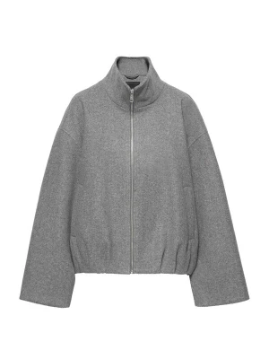 Obrázek produktu Pull&Bear Přechodná bunda šedý melír