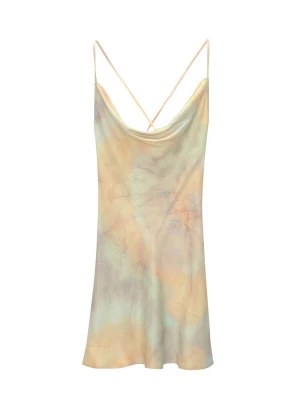 Obrázek produktu Pull&Bear Šaty šafrán / citronově žlutá / mátová / růžová
