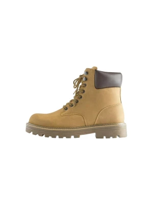 Obrázek produktu Pull&Bear Šněrovací boty tmavě hnědá / hořčicová