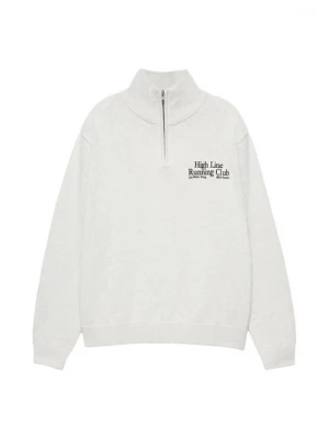 Obrázek produktu Pull&Bear Svetr světle šedá / černá