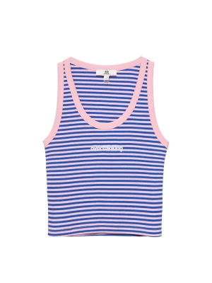 Obrázek produktu Pull&Bear Top 'PACIFIC' modrá / růžová / bílá
