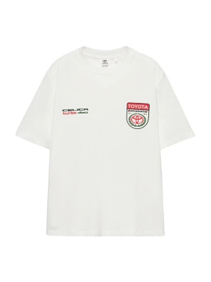 Obrázek produktu Pull&Bear Tričko jedle / jasně červená / bílá