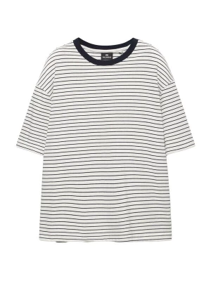 Obrázek produktu Pull&Bear Tričko marine modrá / bílá