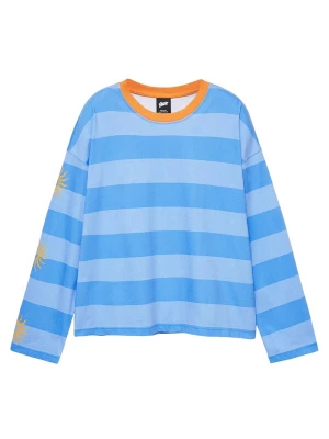 Obrázek produktu Pull&Bear Tričko nebeská modř / světlemodrá / oranžová