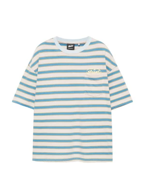 Obrázek produktu Pull&Bear Tričko 'STWD' azurová / olivová / bílá