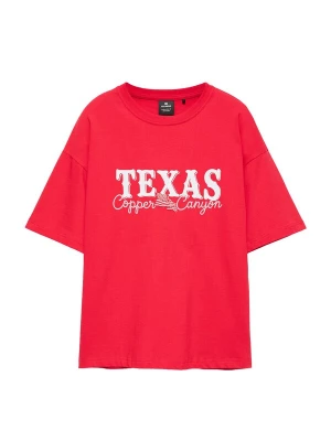Obrázek produktu Pull&Bear Tričko 'TEXAS' červená / bílá