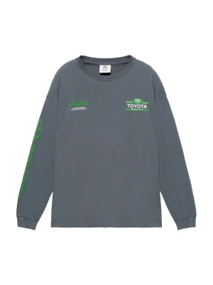 Obrázek produktu Pull&Bear Tričko 'TOYOTA' tmavě šedá / zelená / bílá