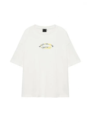 Obrázek produktu Pull&Bear Tričko 'WEST PARADISE' královská modrá / žlutá / černá / bílá