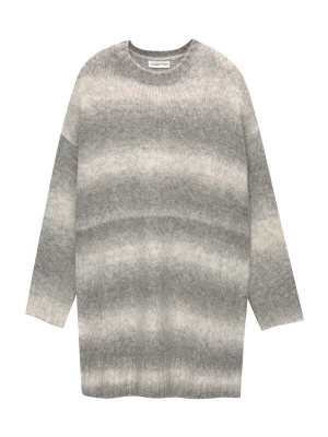 Obrázek produktu Pull&Bear Úpletové šaty světle béžová / šedá