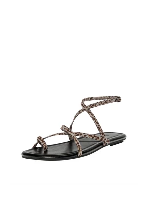 Obrázek produktu Pull&Bear Žabky starobéžová / hnědá / brokátová