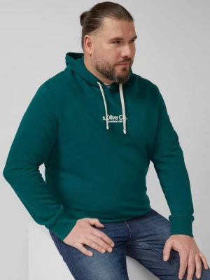 Obrázek produktu Pulovr s kapucí a natištěným logem, z bavlněné směsi s.Oliver zelená