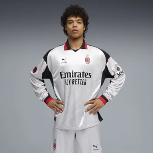 Obrázek produktu PUMA AC MILAN x SLAM JAM Limited Edition Long Sleeve Jersey Men, Clothing, Silver Mist