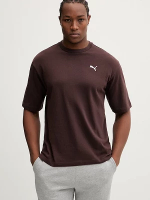 Obrázek produktu Puma basic tričko pánské bavlněné Wardrobe Essential hnědá