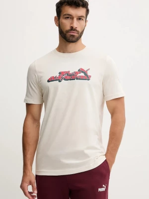 Obrázek produktu Puma Bavlněné tričko béžová