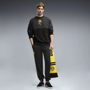 Obrázek produktu PUMA Borussia Dortmund ftblCulture Sweat Pants Men, Clothing, Black/Faster Yellow