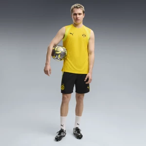Obrázek produktu PUMA Borussia Dortmund Slim Training Shorts Men, Clothing, Black/Faster Yellow